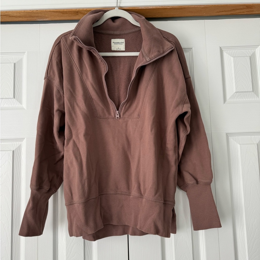 Abercrombie quarter zip sweatshirt
